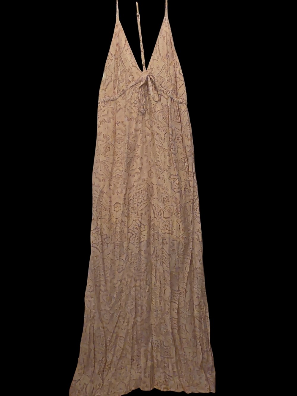 O'Neill Blush Taupe Tie-Front Top